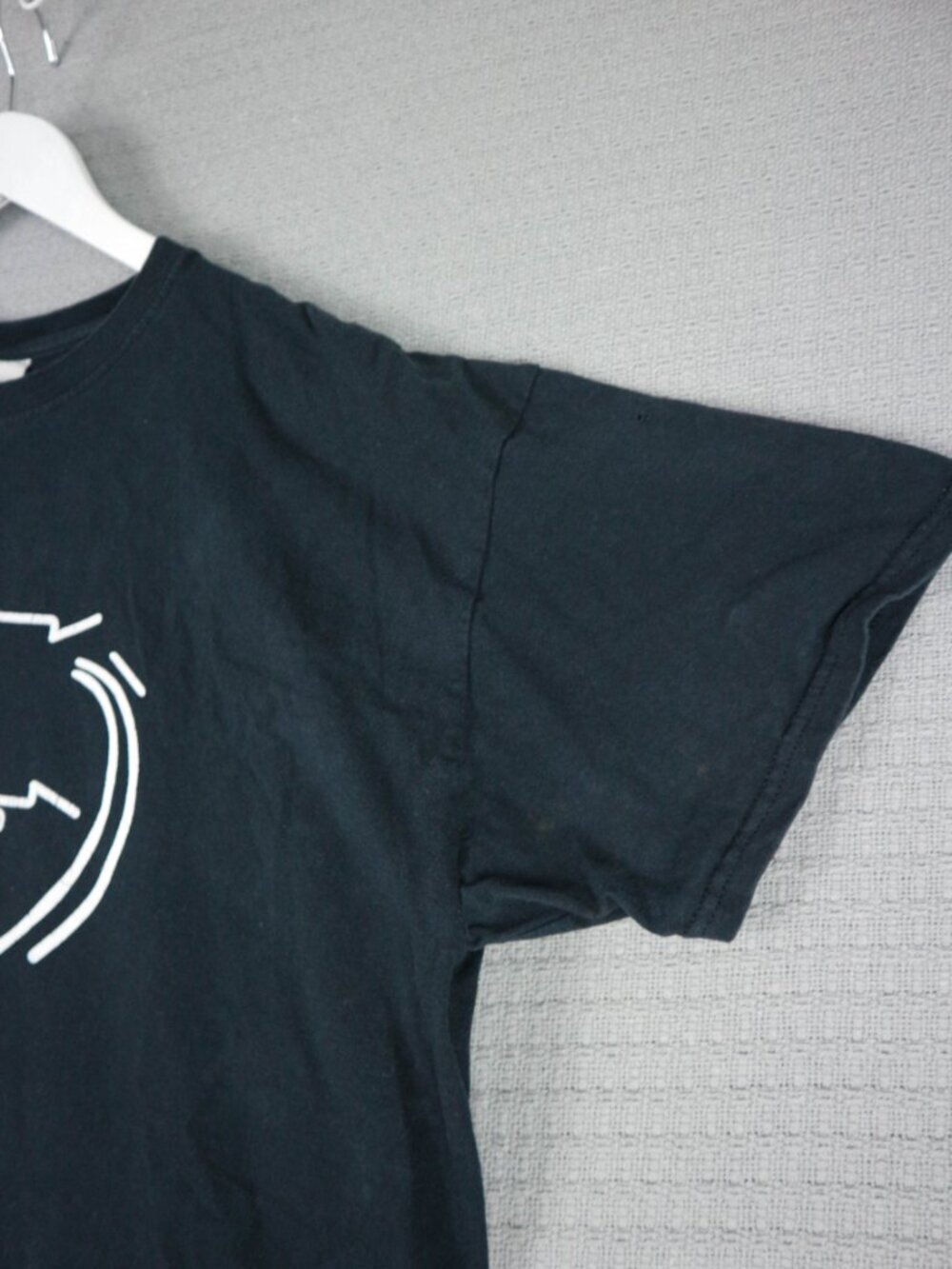 Niagara Falls Humour Text Tee Black Cotton Shirt XL - Picture 5 of 8